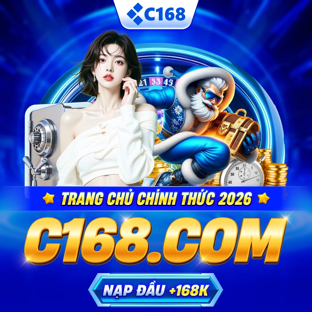Banner C168 mobile chính thức 2026 - nhà cái uy tín hỗ trợ cá cược mượt mà trên điện thoại
